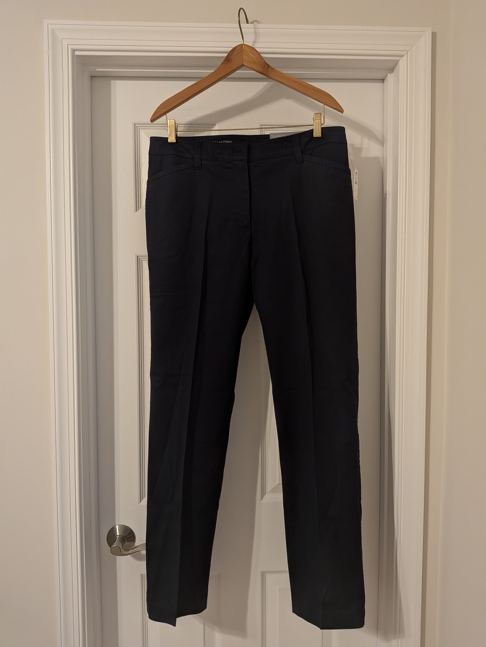 Talbots Women's Navy Straight-Leg Dress Pants
